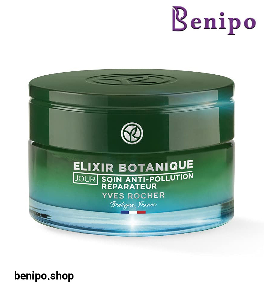 کرم روز ترمیم کننده و سم زدا مدل Elixir Botanique مناسب انواع پوست 50 میل ایوروشه