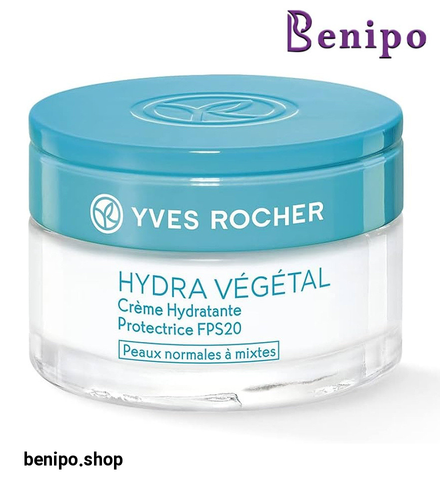 کرم مرطوب کننده روز 24 ساعته Hydra Vegetal با SPF20 مناسب انواع پوست 50میل