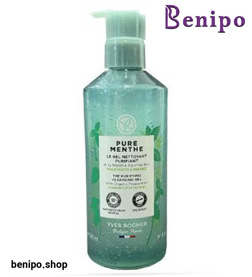 ژل شستشو مدل PURE MENTHE مناسب پوست های چرب و مستعد جوش حجم 390 میل