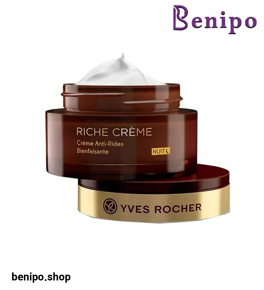 کرم شب ضد چروک و بازسازی کننده مدلRiche Creme مناسب پوست خشک حجم 50 میل