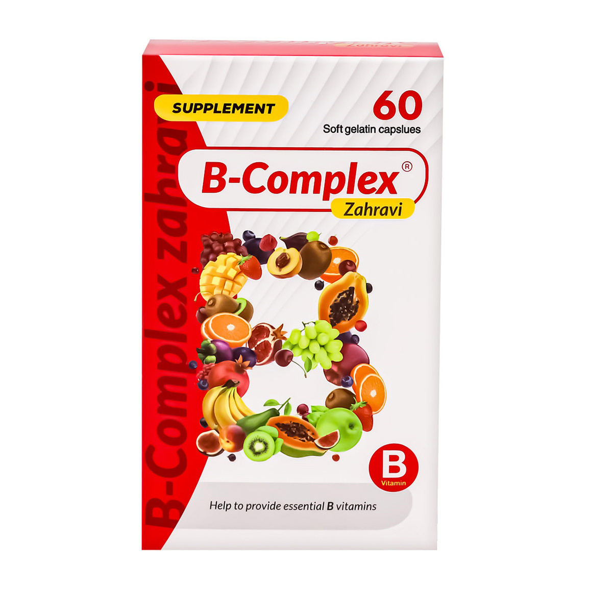 کپسول ب کمپلکس بسته 60 عددی