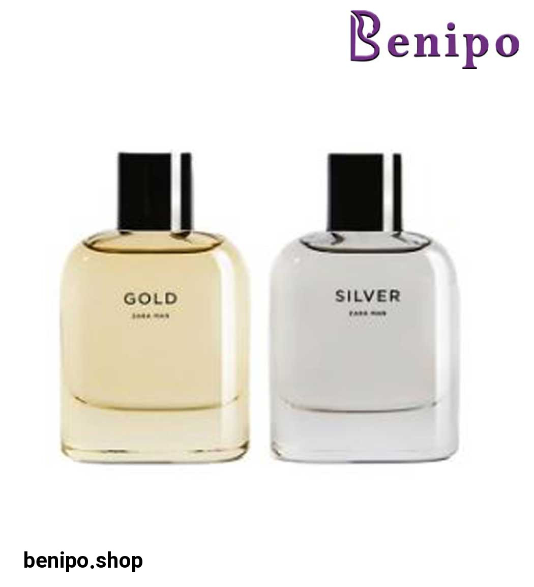 پک دو عددی ادو تویلت مردانه مدل Man Silver و ادو تویلت مردانه مدل Man Gold حجم 160 میل