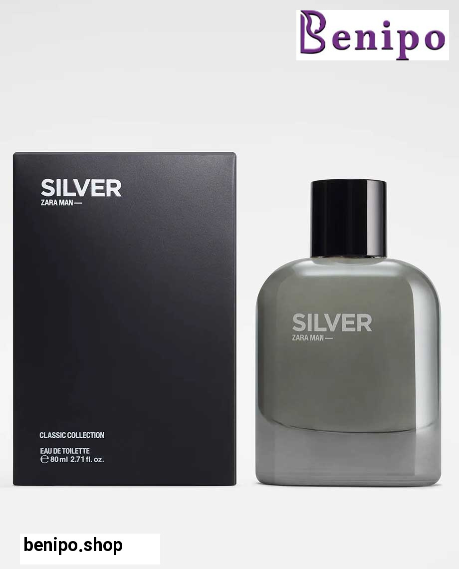 ادو تویلت مردانه مدل Man Silver حجم 80 میل