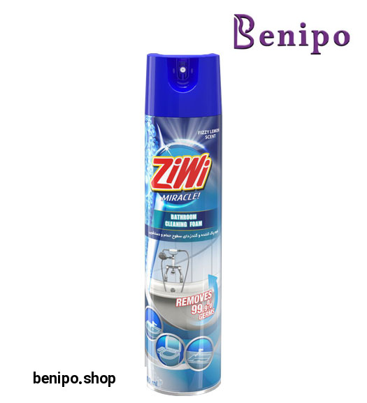 فوم پاک کننده و گندزدای سطوح حمام و دستشویی